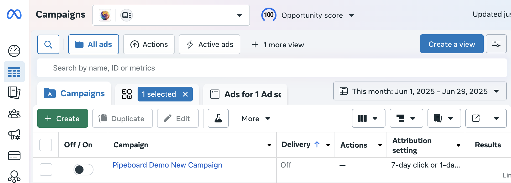Campaign creation strategy